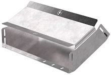 Угол для лотка вертикальный внутренний с крышкой Промрукав Стандарт 45град. 400х100 картинка